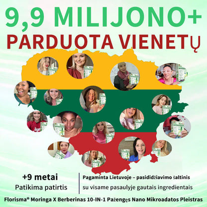 【𝐏𝐚𝐬𝐤𝐮𝐭𝐢𝐧ė𝐬 𝐝𝐢𝐞𝐧𝐨𝐬 𝐚𝐤𝐜𝐢𝐣𝐚 – 𝟗𝟎 % 𝐧𝐮𝐨𝐥𝐚𝐢𝐝𝐚 】 🍃🍃Florisma® 𝑀𝑜𝑟𝑖𝑛𝑔𝑎 𝑋 𝐵𝑒𝑟𝑏𝑒𝑟𝑖𝑛𝑎𝑠 10-𝐼𝑁-1 𝑃𝑎ž𝑒𝑛𝑔ę𝑠 𝑁𝑎𝑛𝑜 𝑀𝑖𝑘𝑟𝑜𝑎𝑑𝑎𝑡𝑜𝑠 𝑃𝑙𝑒𝑖𝑠𝑡𝑟𝑎𝑠